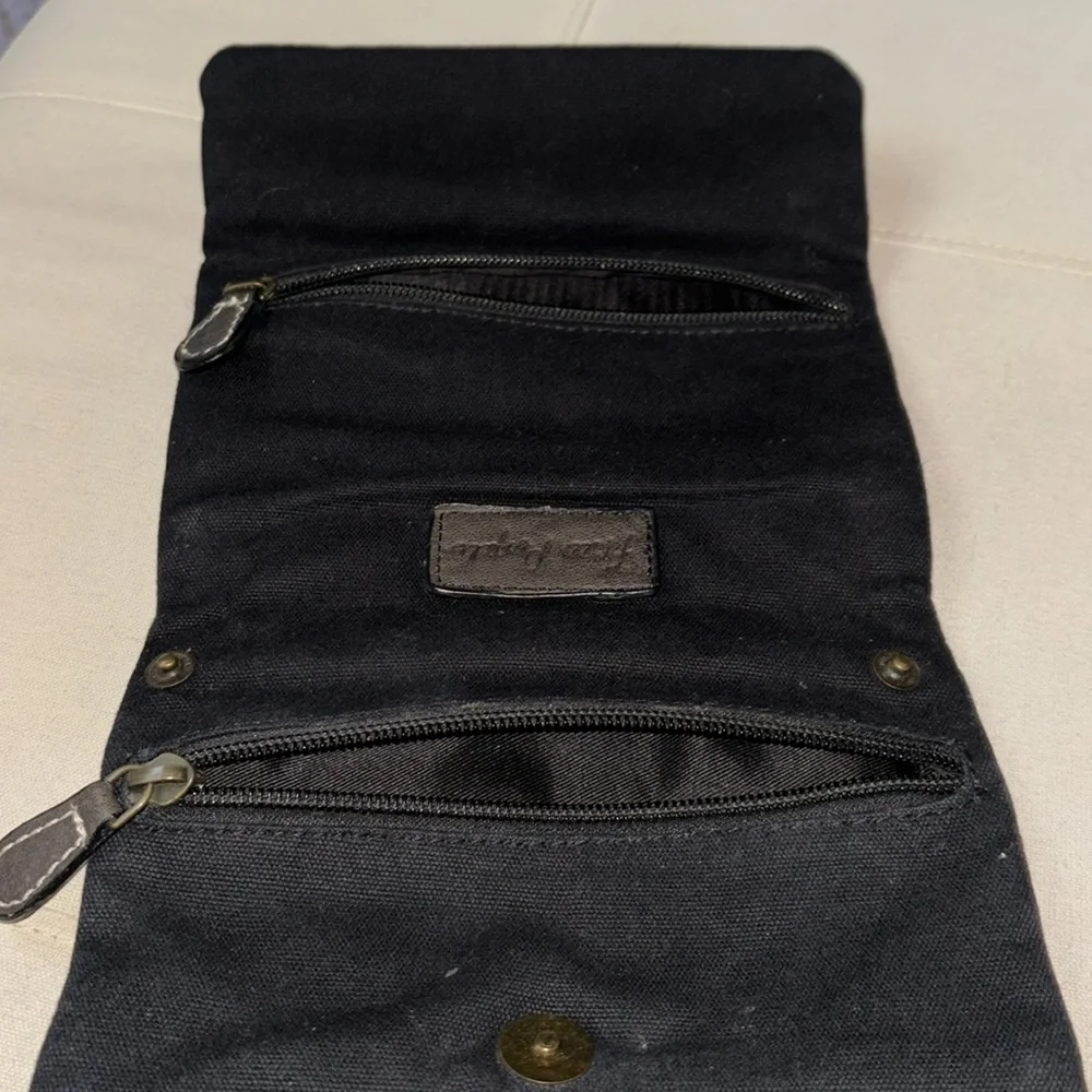 Free People Brown Fold-Over Leather Wallet - Picture 5 of 13